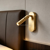 Lampe murale de lecture pour chevet d'hôtel, réglable et rotative, avec interrupteur, applique murale moderne