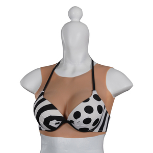 OEM/ODM Custom 2Y-B Cup Realistic Silicone Breast Forms Breastplate for Crossdressers Transgender Drag Queen Cosplay Roleplay - Product Image 2