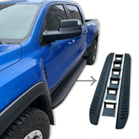 Passend für Dodge RAM 1500 TRX 2022 2023 Feste Trittbretter Seitenstufen Nerf Bars