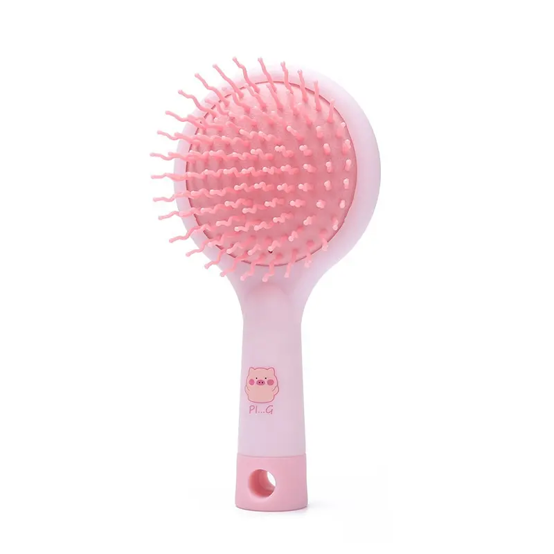 Uliven pente de cabelo anti-nó para massagem, almofada de ar portátil ideal para meninas, ideal para pentear com espelho, preço de fábrica