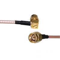 Câble coaxial SMA mâle vers SMA mâle RG316, assemblage de câble SMA-JW1.5-SMA-J1.5