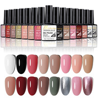Kit de vernis à ongles en gel 7,5 ml, nouveau style, avec perceuse à ongles électrique, vernis gel UV à retirer par trempage, kit de manucure pour femmes, vente en gros