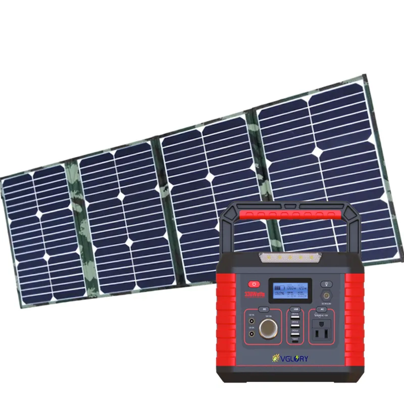 Unidade fotovoltaica reutilizável, unidade fotovoltaica 273000mah alta capacidade 500w 1000w ac dc kits grandes bancos de bateria