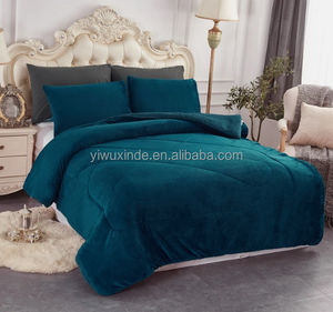 Cotton Velvet Comforter Coverlet <strong>Quilt</strong> <strong>Continental</strong> <strong>Quilt</strong> Cotton Quilted Bed Runner - Product Image 5