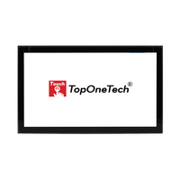 Écran tactile capacitif TopOneTech22 pouces, cadre ouvert, panneau d'affichage FHD, en stock.