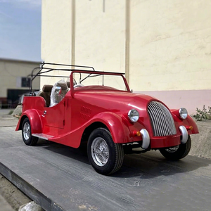 Precio de Fábrica al por Mayor, Auto de Seguridad Clásico Rojo de Estilo Retro Vintage, Eléctrico, de Lujo, para 4 Personas, Nuevo Diseño - Product Image 1