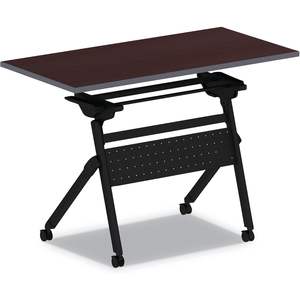 Alera ALEVA7243BK Flip and <b>Nest</b> <b>Table</b> Base 32.25 In. X 23.63 In. X 28.5 In. Black Conference <b>Table</b> - Product Image 4