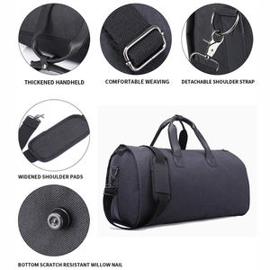 Men's <strong>Breathable</strong> Waterproof <strong>Garment</strong> <strong>Bag</strong> Foldable Travel Duffle Suit Carrier - Product Image 5