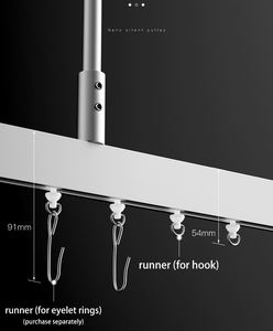 Nouveauté : Rail de rideau de plafond pour hôpital, Tringles à rideaux et accessoires de qualité supérieure - Product Image 5