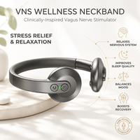 Stimulateur du nerf vague TVNS, masseur de cou portable, 8 modes, contrôle via application Bluetooth gratuite, soulagement de l'anxiété et du stress, CE FCC OEM