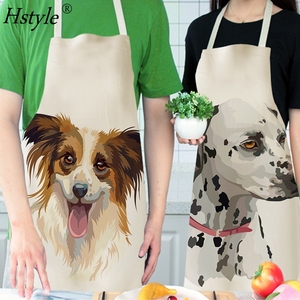 68x55cm cucina famiglia adulto antivegetativa grembiule senza maniche poliestere cane serie animali tuta stampata SD2015 - Product Image 4