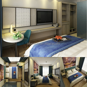 Factory Cheap 3 Star Hotel <b>Bed</b> <b>Frame</b> Custom <b>Size</b> <b>Queen</b> King <b>Size</b> Upholstered Fabric <b>Bed</b> <b>Frame</b> for Budget Hotel & Apartment - Product Image 5