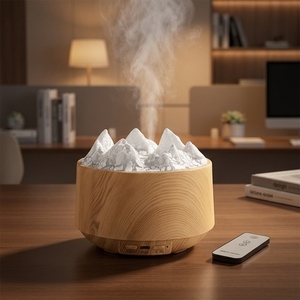 Smart Humidifiers Authentic Wood Finish 6 Hours Cool Mist Humidifier - Product Image 1
