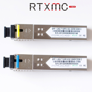 Module pour émetteur-récepteur de Fiber optique type-c/<span class=keywords><strong>SFP</strong></span>, 1 paire, SC, 5KM, 1.25 ghz, DDM, bi-ti, pour commutateur Ethernet, Compatible avec TP-link/Mikrotik/mercedes, 2 pièces - Product Image 3