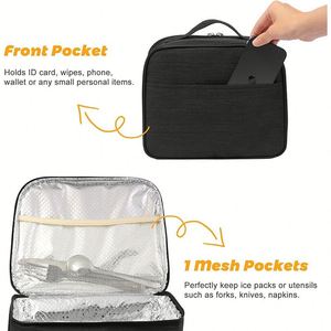 Portable Custom Small 6 Pack Can Beer Insulated Picnic Bags Waterproof Printed Lunch Bag for Women Kids Cooler - Product Image 4