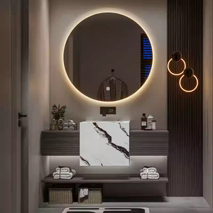 Lavabo de <span class=keywords><strong>columna</strong></span> suspendida de estilo de hotel de lujo de gama alta, gabinete de <span class=keywords><strong>baño</strong></span>, losa de roca, lavabo de cerámica sin costuras, gabinete de lavabo - Product Image 4