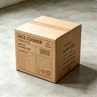 Boîte de cuisson de précision pour cuiseur à riz, imprimée offset sur mesure, carton ondulé anti-écrasement pour appareils de cuisine, production en 72H