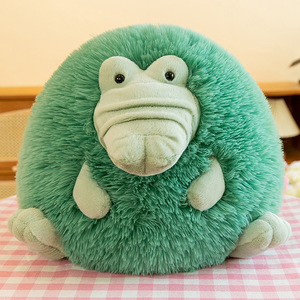 Tissu en peluche lisse avec oreiller brodé réversible Kawaii, compagnon pratique pour dormir - Product Image 4