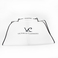Sacs de rangement pour vêtements en gros avec fenêtre en PVC, sacs de rangement pour costumes à fermeture éclair