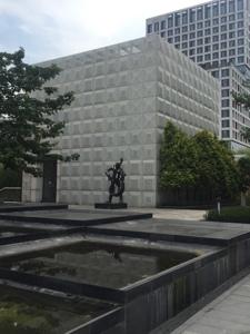 Panneaux de mur-rideau contemporains en aluminium avec découpes géométriques pour l'extérieur des bâtiments, revêtement poudré anti-corrosion - Product Image 4