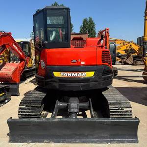 Excavadora Hidráulica Usada Yanmar ViO80 Mini de 8 Toneladas con Giro Cero de Cola, Original de Japón, 2022, Pocas Horas de Uso - Product Image 6