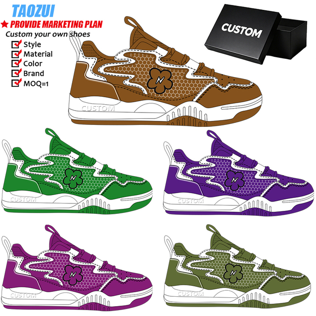 Customized Latest Original Design Men's Fashion Sports Shoes Genuine Leather Breathable Comfortable Versatile Casual Shoes