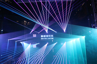 Pas cher 5 W DMX Stage Laser Light RGB 5 Watt LED pour DJ Disco Nightclub ILDA Conforme