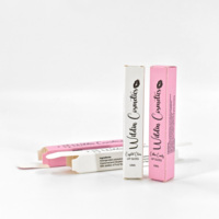 Boîte d'emballage pour gloss à lèvres, boîte de rangement en papier personnalisée pour la marque cosmétique, présentoir de vente au détail