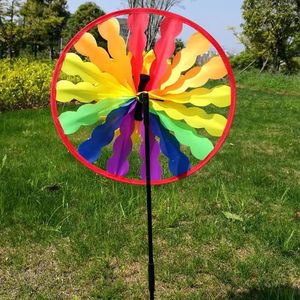 Vente en gros pas cher petits moulins à <span class=keywords><strong>vent</strong></span> magiques en métal en plastique arc-en-ciel pour abeilles vente décoration <span class=keywords><strong>de</strong></span> <span class=keywords><strong>jardin</strong></span> <span class=keywords><strong>moulin</strong></span> à <span class=keywords><strong>vent</strong></span> <span class=keywords><strong>de</strong></span> tournesol extérieur pour la maison - Product Image 4