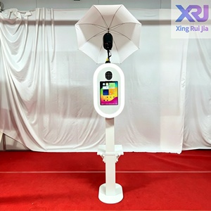 XRJ Fotohokje met verstelbare hoogte, direct printen, metalen frame, draadloze afstandsbediening, WiFi-camera, <span class=keywords><strong>iPad</strong></span>, verlichte verstelbare ring - Product Image 2