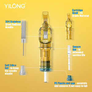 Картридж для татуировок 1203RL 1205RL 1207RM 1209RM Yilong, коробка для татуировок, логотип, блистерная бумага, картридж для татуировок, 20 шт./коробка - Product Image 5