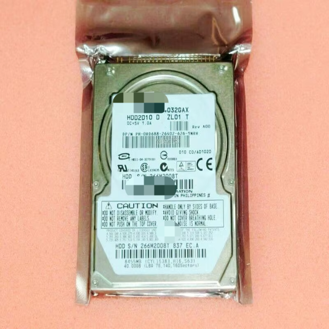 A Brand New 2.5" 40GB 5400rpm 8MB IDE MK4032GAX Laptop HDD Hard Drive New Original Ready Stock Industrial PAC Dedicated PLC  PLC