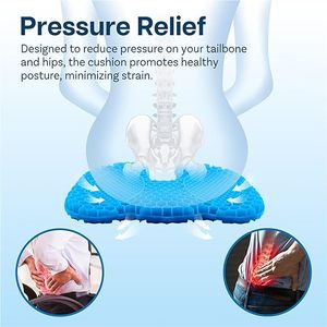 Nuovo Design Cuscino Personalizzabile Rinfrescante <span class=keywords><strong>e</strong></span> Traspirante in Gel, Morbido <span class=keywords><strong>e</strong></span> Leggero per <span class=keywords><strong>Auto</strong></span>, Ufficio <span class=keywords><strong>e</strong></span> Casa, Sedile in TPE - Product Image 5