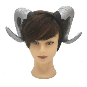 Diademas simuladas <span class=keywords><strong>de</strong></span> astas <span class=keywords><strong>de</strong></span> oveja y <span class=keywords><strong>ciervo</strong></span>, accesorios para fiesta <span class=keywords><strong>de</strong></span> Halloween/Navidad, pinzas para el cabello, superventas, accesorios para animales - Product Image 3