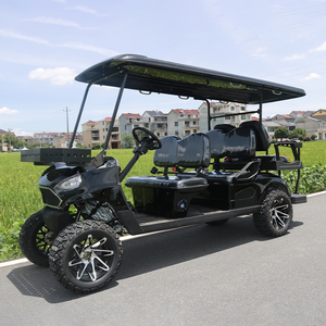 Chariot de golf tout-terrain électrique pliant personnalisé pour 6 personnes 48V 5000W batterie au lithium Street Legal - Product Image 3