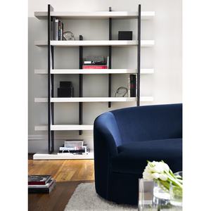 Multi Layers Nordic Home Office Display <b>Shelf</b> Agaist Wall Solid Oak Wood Rack Bookcase - Product Image 1