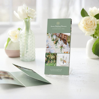 Impresión de Folletos Trípticos A4 Personalizados para Menús de Restaurantes y Marketing de Productos - Impresión Digital, Papel Recubierto, Laminación de Película