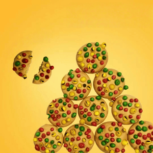 Galletas de Doble Chocolate <span class=keywords><strong>con</strong></span> Chispas de Cacao, Textura Crujiente, Rellenas de Chocolate Negro, Dulces para Compartir en Fiestas, Aperitivos Aptos para Niños - Product Image 2