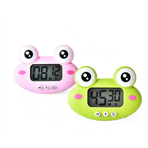 นาฬิกาจับเวลาครัวแบบดิจิตอล LCD ยี่ห้อ Frog พร้อมฟังก์ชั่นนับถอยหลัง นับขึ้น ตั้งปลุก และบันทึกเวลา สำหรับการทำอาหารและการเรียน - Product Image 3