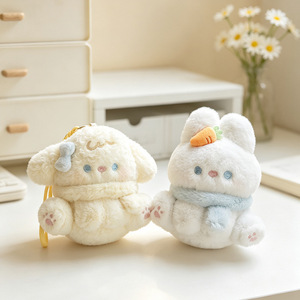 Peluches personalizados en stock: Conejos blancos suaves, juguetes de peluche a granel, animales de peluche, juguetes de dibujos animados y anime para máquinas de garras - Product Image 4