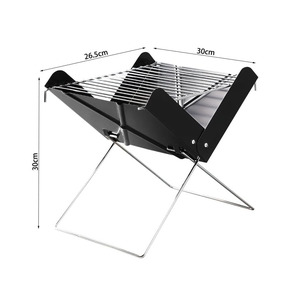 Griglia Portatile Pieghevole a Carbone, <span class=keywords><strong>Barbecue</strong></span> Leggero per Campeggio, Cucina all'Aperto, Viaggi e Feste - Product Image 3