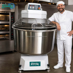 Nouveau Pétrin Industriel Spirale 125kg <span class=keywords><strong>Farine</strong></span> Bol 320L Robuste Double Vitesse Blé Lait Certifié CE Boulangerie Pain Pizza - Product Image 1