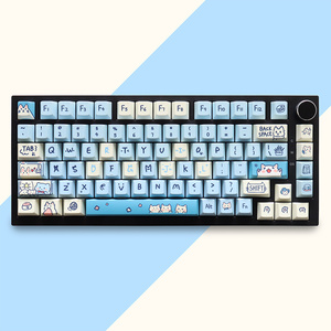 Dễ Thương Màu Xanh Mèo Keycaps PBT 130 Phím 6.25U Spacebar Dye-Sub Cherry Hồ Sơ Keycaps Cho 61/87/104/108 MX Chuyển Đổi Bàn Phím Cơ Khí - Product Image 2