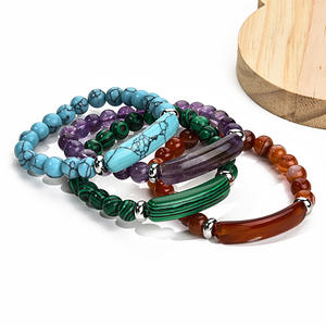 Daisy Fangy se especializa en pulseras de cristal, ágata, cuarzo rosa y <span class=keywords><strong>jade</strong></span>. La piedra original es simple y elegante. - Product Image 2