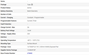 LT3652EMSE caricabatteria TSSOP-12 <span class=keywords><strong>IC</strong></span> 1-20 pz/lotto per sistemi di energia solare - Product Image 6