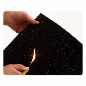 5mm-50mm EPDM และ SBR พื้นห้องฟิตเนสยิมพื้นยางสำหรับห้องฟิตเนสสนามเด็กเล่น - Product Image 1