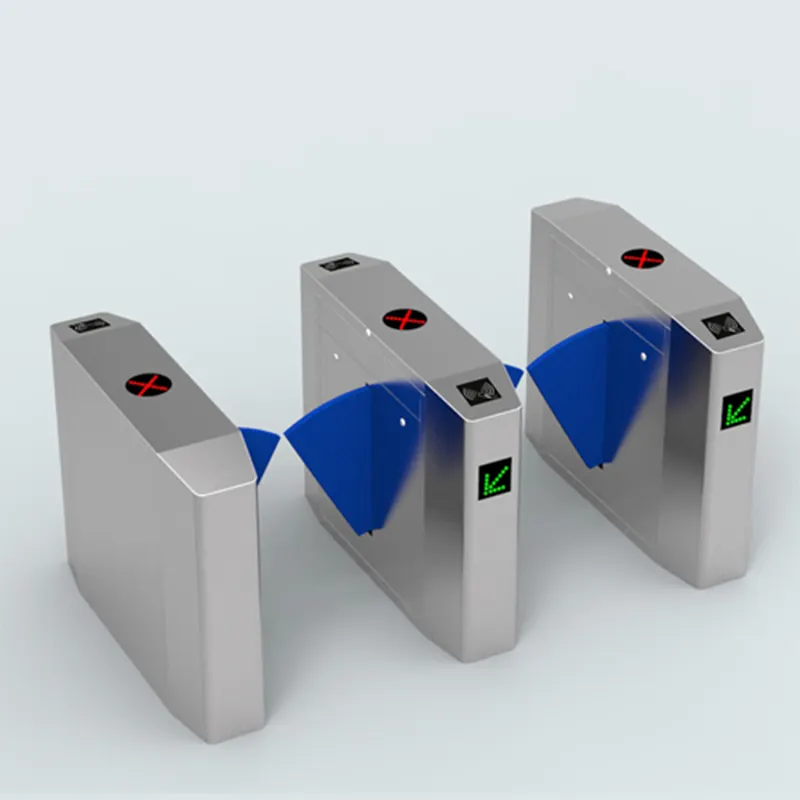 Safety Office Electronic Flap Barrier Gate Turnstile Price Access Control System