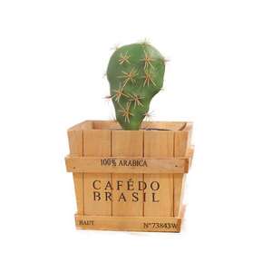 Hecho a mano de interior al aire libre de la planta de regalo de madera maceta jardinera de madera caja de madera suculenta - Product Image 1