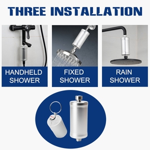 ที่กรองน้ำหัวฝักบัว Vitarin ทำจากสแตนเลสสำหรับหัวฝักบัวกำจัดคลอรีนและวิตามิน - Product Image 5