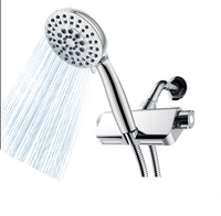 Grand pommeau de douche à main de luxe haute pression à économie d'eau filtre en plastique ABS écologique pour salle de bain pour eau dure